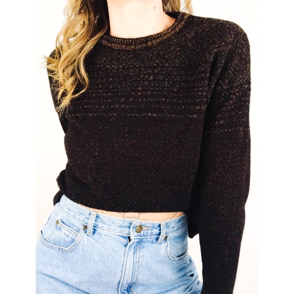 Vintage Ombré Crewneck SweaterSize M